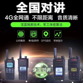 銳目（公網集群對講機） 全國對講機4g公網絡天翼插卡無線民用5000公里終身免費大功率遠距離步話機 R5 電信全網 四川首年免費