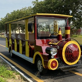 成都小火車頭款觀光車 景區軌道小火車 觀光小火車生產廠家