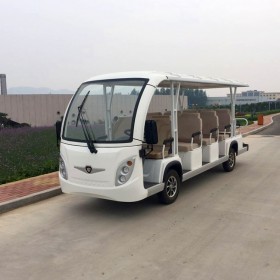 非封閉式電動觀光車 14座 72V 白色 續駛里程110-120km