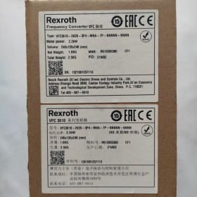 變頻器VFC3610-2K20-3P4-MNA-7P力士樂Rexroth變頻器