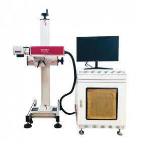 成都光纖激光打標機軸承齒輪刻字機不銹鋼鋁件打黑鐳射機