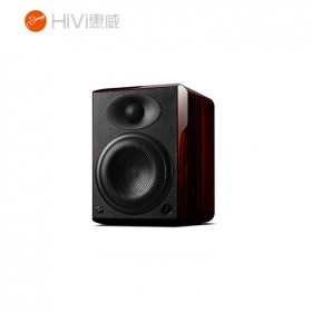 HiVi/惠威音箱H5 家用音響2.0聲道 家庭影院音響 有源書架式監聽音響設備