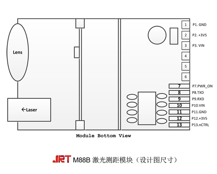 60米激光測距模組設計圖