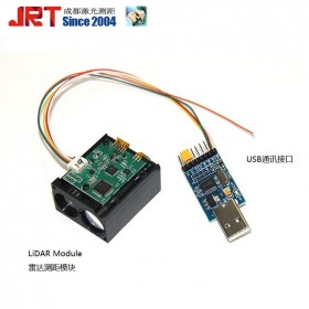 150m激光測距模塊成都公司 LiDAR 車輛測距傳感器 100hz高頻雷達測距模組 USB紅外激光測距傳感器 Tof傳感器