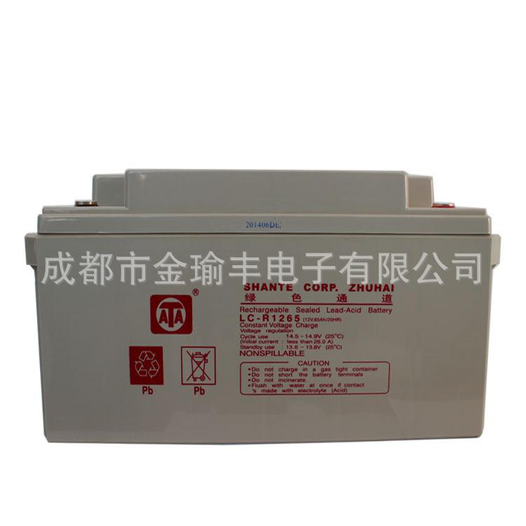 UPS專用蓄電池 ATA電池 12V65AH 膠體電池（廠家批發）