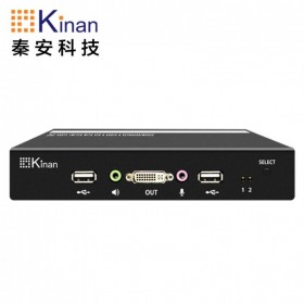 秦安Kinan 四川成都 總代理 KVM切換器 2口4K高清HDMI/DP/DVI/VGA二進(jìn)一出電腦顯示器打印機(jī)切換 DP接口4K@60（DPU102) 配線