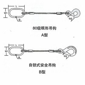 德國可定制非標加工高強度鋼絲繩三腿成套吊索具壓制1770級