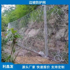 利鑫發-主動邊坡防護網廠-礦山修復-護坡鐵絲網