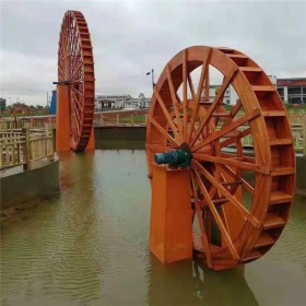 公園景區農村度假村必備大型古典古風景觀防腐木水車 融昌達