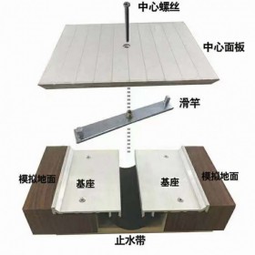 地面沉降縫 變形縫蓋板 適應(yīng)抗震 隱蔽性好