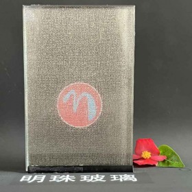 工藝夾絲夾絹玻璃鋼化定制壓花不規(guī)則奢華隔斷背景墻櫥窗酒店安裝