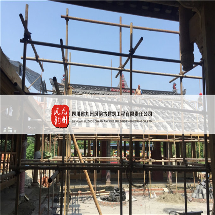 中式仿古涼亭 實木防腐木六角涼亭設計施工 古建亭子建造景觀工程