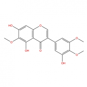 【樂美天】野鳶尾黃素  CAS No：548-76-5   HPLC≥98%  20mg/支 分析標準品/對照品