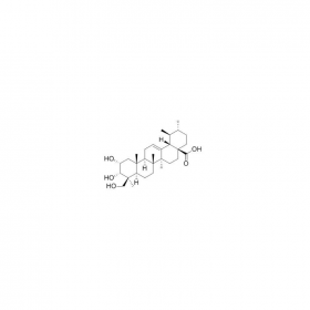 【樂美天】2alpha,3alpha,24-三羥基烏蘇-12-烯-28-酸 | CAS No：89786-83-4 	HPLC≥98%   5mg/支 對照品標準品