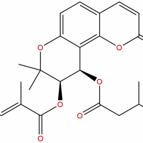 【樂(lè)美天】白花前胡素C（Praeruptorin C）  CAS No：72463-77-5   HPLC≥98%   20mg/支 分析標(biāo)準(zhǔn)品/對(duì)照品