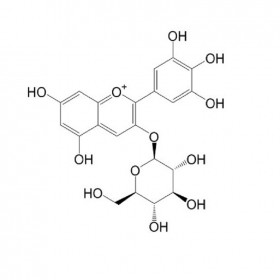 【樂美天】飛燕草素-3-O-葡萄糖苷  50986-17-9  HPLC≥98%   5mg/支分析標準品對照品