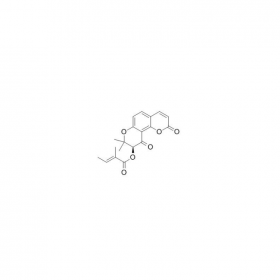 【樂美天】前胡香豆精E（Qianhucoumarin E） CAS No：156041-02-0  HPLC≥98%  5mg/支 分析標準品/對照品