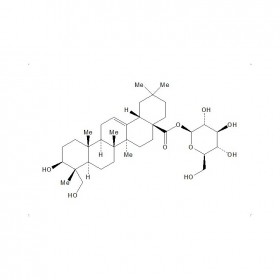 常春藤皂苷元-28-O-β-D-葡萄糖酯苷	 | CAS No：53931-25-2	HPLC≥98% 20mg/支  中藥對照品 標準品