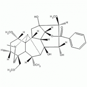 苯甲酰次烏頭原堿	63238-66-4 HPLC≥98% 20mg/支對照品/標準品