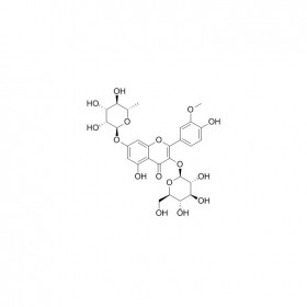 【樂美天】異鼠李素-3-O-葡萄糖-7-O-鼠李糖苷 | CAS No：17331-71-4  HPLC≥98% 5mg/支分析標準品對照品