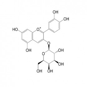 【樂美天】矢車菊素-3-O-半乳糖苷	142506-26-1  HPLC≥98%	5mg/支分析對照品標準品