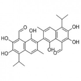 棉酚   CAS號：303-45-7 20mg/支  中藥對照品標準品