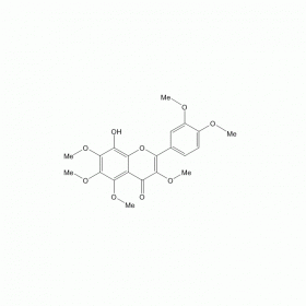 【樂美天】8-羥基-3,5,6,7,3′,4′-六甲氧基黃酮		1000415-56-4	HPLC≥98%	5mg/支分析標準品/對照品