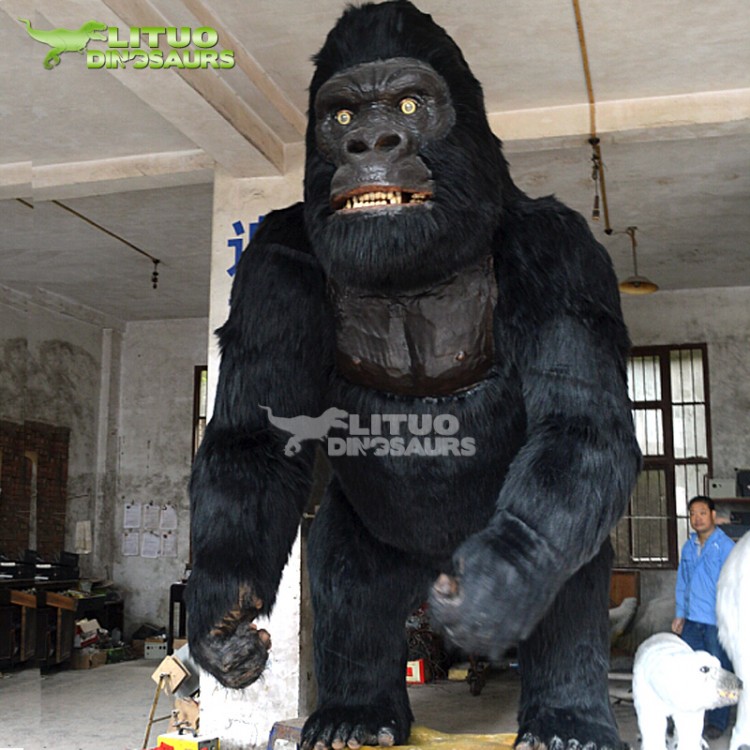 大型園林景觀動物擺件仿真猴子猩.猩模型商業美陳裝飾動物昆蟲模型