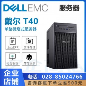 綿陽戴爾總代理商 PowerEdge T40 塔式服務器主機 T30升級 定制局域網文件服務器