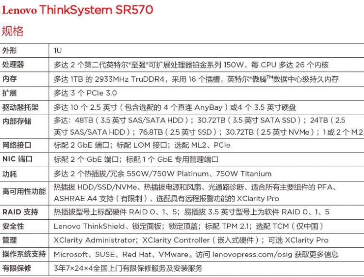 聯想SR570-0