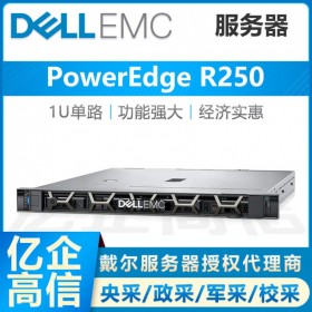 1U服務器_四川戴爾服務器總代理商_PowerEdge R250 辦公級服務器主機報價