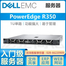 強川科技-成都戴爾服務器代理商 PowerEdge R350服務器新品現貨