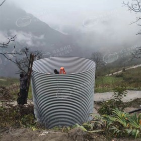 新疆裝配式蓄水池 高質量波浪鍍鋅鋼板蓄水池安裝