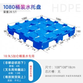 成都1080桶裝水托盤 水廠水桶運輸用托盤