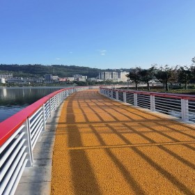 酒泉市 透水混凝土 彩色透水綠道 生態(tài)透水地坪 生產(chǎn)工廠