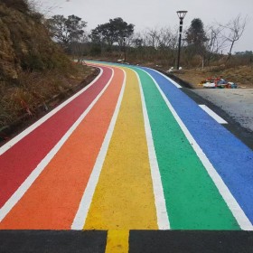 黃石 混凝土透水路面 學校透水地坪 彩色混凝土罩面劑 生產廠