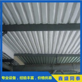 瓦楞彩鋼板無機纖維噴涂 隔聲噴涂施工 吸音保溫防火噴涂施工一體化 鑫盛同泰