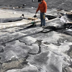 泥鰍魚池養殖   生活污水防滲膜  污水處理防滲膜施工廠家