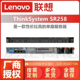 聯(lián)想Lenovo ThinkSystem SR258/SR250 機(jī)架式服務(wù)器存儲(chǔ)備份/ERP軟件主機(jī)