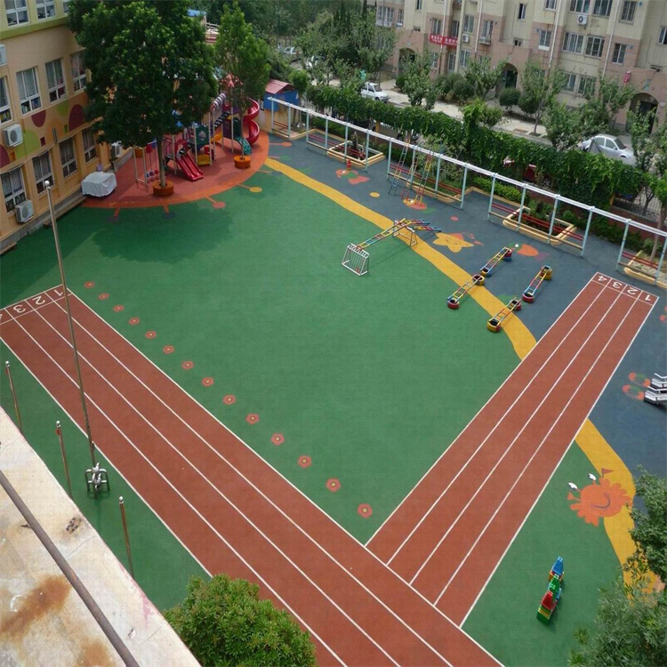 幼兒園塑膠地坪8