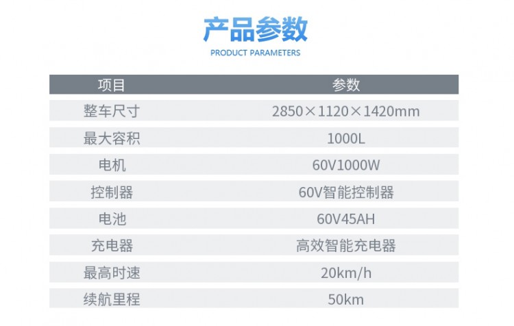 保潔車參數
