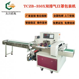 成都全自動雙排氣口罩包裝機(jī)TCZB-350X可連接生產(chǎn)線口罩包裝機(jī) 全國批發(fā)