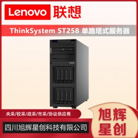 CRM客戶管理系統服務器_聯想thinksystem ST258單路部門級塔式服務器