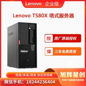 成都聯(lián)想(Lenovo)TS80X靜音塔式服務(wù)器 臺(tái)式機(jī)辦公電腦 用友金蝶財(cái)務(wù)軟件 ERP 至強(qiáng)E2224G四核3.5GHz 8GB/1T SATA/DVD