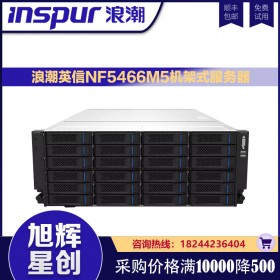 成都浪潮（INSPUR）NF5466M5服務器 2顆4210R/96G/2*480G+38*18T SATA/陣列卡/雙萬兆/800W雙電/導軌/三年質保