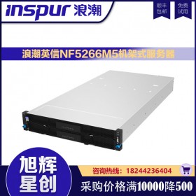 浪潮（INSPUR）英信存儲優化型服務器NF5266M5 1顆5218/64G/4*12T SATA/PM8204/雙萬兆/2*800W/導軌 定制配置