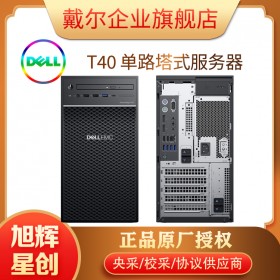 戴爾【DELL】 T40 塔式服務器 文件共享 打印服務器 郵件服務器 OA辦公應用 微服務計算應用 T40:奔騰G5400(雙核3.7G)/16G內存 2x1T/單口千兆網卡/DVD/鍵鼠/3年質保