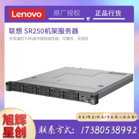 聯想（Lenovo）SR258/250 1U機架式低音服務器 ERP/文件財務軟件存儲備份 校采定制 至強E-2224 32G ECC I 2*1T企業級 I RAID1