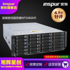 浪潮（INSPUR）NF5466M5服務器 4210R/64G/18T*34/四千雙萬含模塊/9361/800W雙電/導軌/三年質保