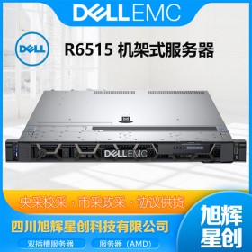 成都DELL EMC 戴爾易安信 R6515 霄龍服務器 雙路1U機架式 應用數據庫